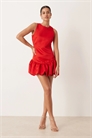Мини-платье-балончик без рукавов артикул 152934420