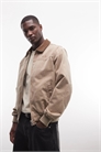 Бомбер с контрастным воротником из канваса артикул 155642482