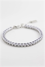 Браслет-теннис с квадратными цирконами артикул 155391417