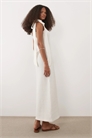Макси-платье на одно плечо с завязками артикул 156280514