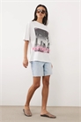 Футболка свободного кроя с принтом «Нью-Йорк» артикул 156385460