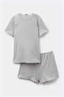 Короткая пижама в полоску артикул 156255132