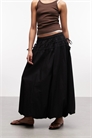 Юбка-балончик средней длины с завязками по бокам артикул 152898350