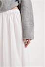 Юбка из хлопкового поплина с кружевными вставками артикул 151339911