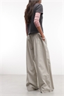 Брюки с очень широкими брючинами и складками артикул 155696890