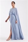 Макси-платье с шифоновым накидкой для подружек невесты артикул 154078813