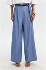 Брюки с широкими брючинами артикул 156658449
