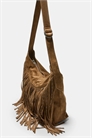 Сумка через плечо с мягкой текстурой и бахромой артикул 156373910