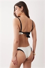 Монохромный бюстгальтер-бикини с косточками артикул 153251866