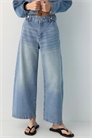Джинсы-баллон с регулируемой талией артикул 156521550