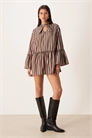 Мини-платье-футляр с завязкой на шее артикул 150200408