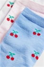 Набор из 3 пар носочков до щиколотки с вишневым рисунком артикул 155474372