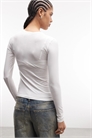 Футболка с длинным рукавом и облегающим кроем артикул 136440101