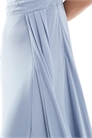 Шифоновое макси-платье для подружки невесты с юбкой-парео артикул 141188396