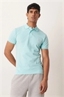 Поло с логотипом, приталенный крой, из пике артикул 154008378