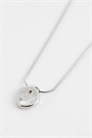 Водонепроницаемое колье с круглым кулоном из расплавленной нержавеющей стали артикул 155536294