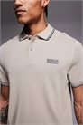 Поло с логотипом и контрастной окантовкой, с короткими рукавами, модель Evan артикул 154707790