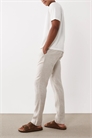 Брюки прямого кроя из 100% льна артикул 156178195