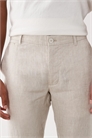 Брюки прямого кроя из 100% льна артикул 156178195