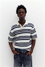 Поло из трикотажа в полоску от Stwd артикул 156494516