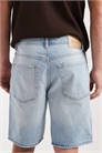 Джинсовые шорты прямого кроя артикул 155394881