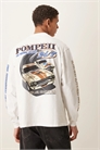 Футболка с длинным рукавом и принтом на спине «Помпеи» артикул 154691386