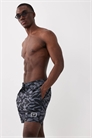 Мужские плавки с принтом, 16 дюймов, с закругленным краем артикул 155059154