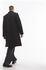 Свободный однобортный пальто артикул 135436880
