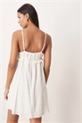 Пляжное мини-платье Esmee с завязками спереди и бретелями артикул 153329369