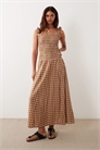 Пляжное платье макси с завязками на талии от Esmee артикул 153329363
