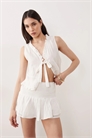 Юбка-шорты Esmee с рюшами в пляжном стиле co-ord артикул 153329379