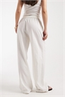 Брюки из льна с широкими брючинами артикул 155969176