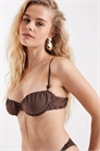 Бюстгальтер-бикини Honey Piper с рюшами и косточками, фасон «балкон» артикул 154296105