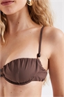Бюстгальтер-бикини Honey Piper с рюшами и косточками, фасон «балкон» артикул 154296105