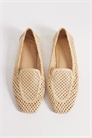 Лоферы Maestro с широкой колодкой и элементами из рафии артикул 152705990