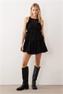 Мини-платье без рукавов с оборками артикул 145575251
