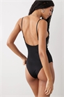 Купальник с квадратным вырезом и открытой спиной артикул 155696941