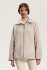 Куртка оверсайз из искусственной овчины артикул 152000169