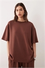 Футболка свободного кроя из мягкого на ощупь купро артикул 151482500