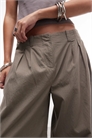 Брюки с очень широкими штанинами и складками артикул 155696889