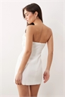 Бандо, лиф с аппликацией, мини-платье с вырезанным силуэтом артикул 153577364