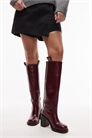 Кожаные сапоги до колен с круглым носком Casper Premium артикул 149430000