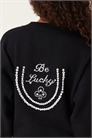 Кардиган с аппликацией «Be Lucky Pearl» артикул 151638680