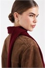 Пушистый узкий шарф артикул 154850615