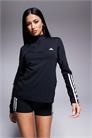 Топ adidas Training Hyperglam с застежкой-молнией на 1/4 артикул 132588548