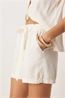 Шорты из смешанного льна с завязкой на талии co-ord артикул 140292102