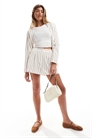 Шорты из льна, сшитые на заказ co-ord артикул 142512018