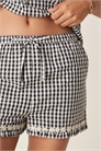Шорты в клетку с оборками по краю co-ord артикул 144209390