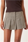 Мини-юбка-шорты с заутюженными складками co-ord артикул 147786933