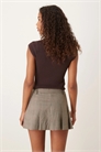 Мини-юбка-шорты с заутюженными складками co-ord артикул 147786933